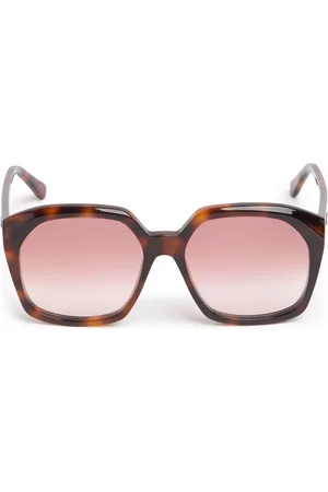 Chloé Lunettes De Soleil Carrées En Acétate