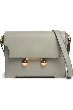 Marni Sac Porté Épaule Moyen En Cuir Trunkaroo