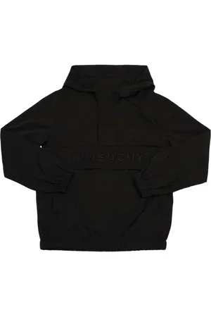 Givenchy Coupe-vent En Nylon Jacquard À Capuche