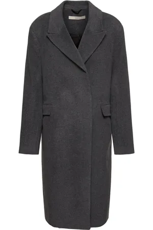 REMAIN Manteau Long En Laine Mélangée Épaisse