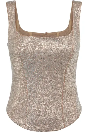 GIUSEPPE DI MORABITO Haut Bustier En Viscose Embellie