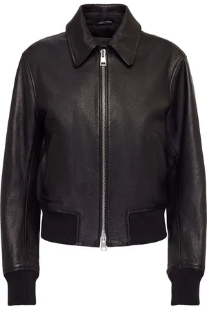 Ami Veste Zippée En Cuir