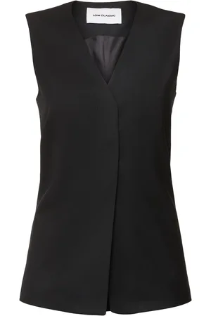 Low Classic Gilet En Laine Mélangée