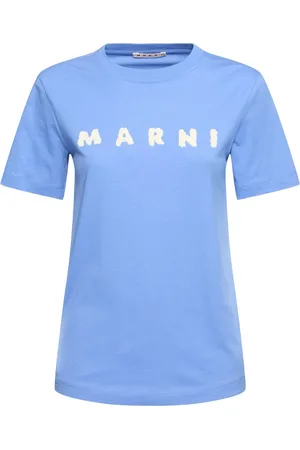 Marni T-shirt En Jersey Imprimé Logo