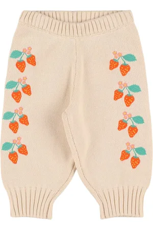 Tiny Cottons Pantalon En Maille De Coton Brodé