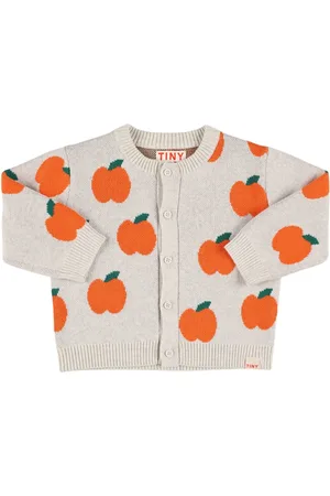 Tiny Cottons Cardigan En Maille Jacquard De Coton