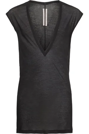Rick Owens T-shirt En Coton À Col En V Dylan