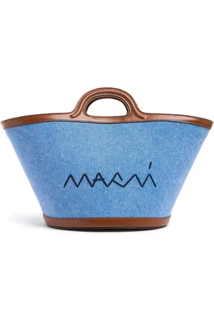 Marni Petit Sac À Main En Denim Tropicalia
