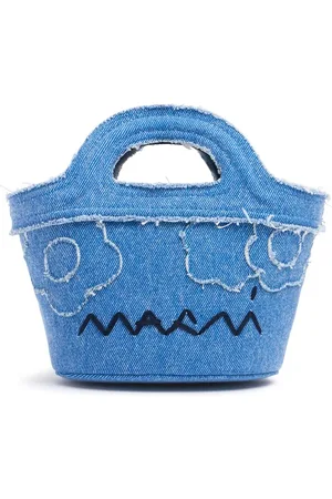 Marni Sac À Main Micro En Denim Tropicalia