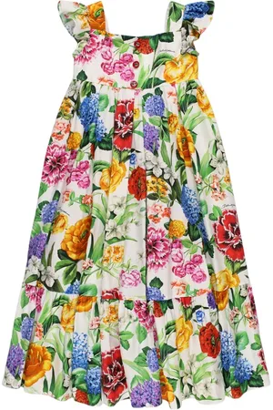 Dolce & Gabbana Robe En Coton Imprimé