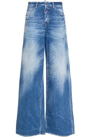 Dsquared2 Jean Ample En Denim Taille Basse Traveller