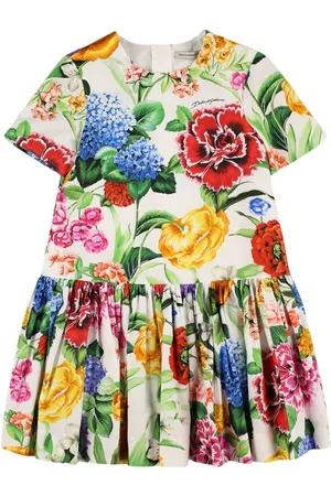 Dolce & Gabbana Robe En Coton Imprimé