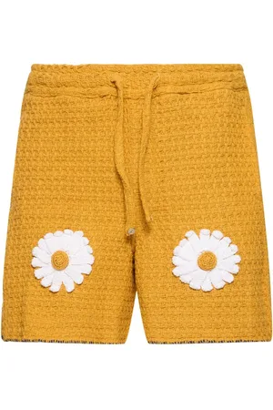HARAGO Short En Crochet Détail Marguerite