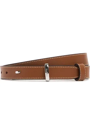 Max Mara Ceinture En Cuir Belt Loop 25 Mm