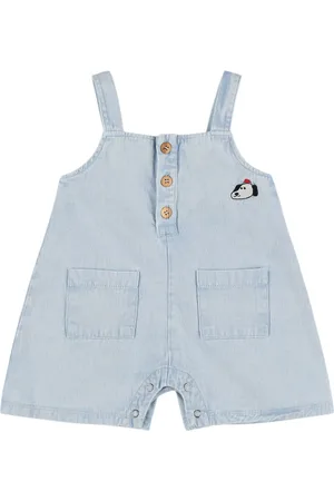 The Campamento Salopette En Denim De Coton