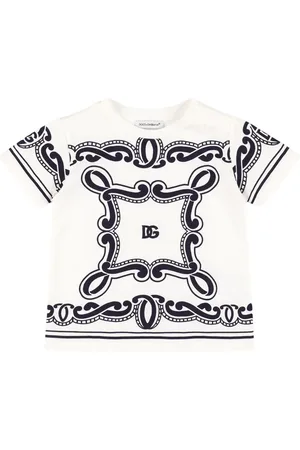 Dolce & Gabbana T-shirt En Jersey De Coton Imprimé