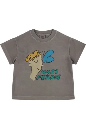 Jelly Mallow T-shirt En Coton Imprimé Make Friends