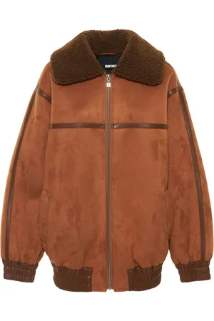 ROTATE Veste Bomber En Shearling Synthétique
