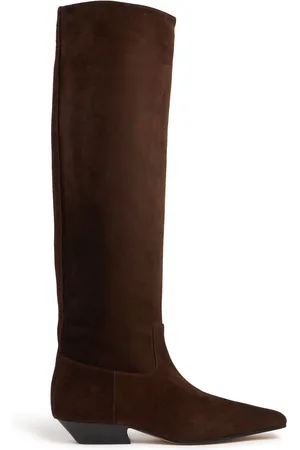 Khaite Bottes Hautes En Daim Marfa 25 Mm