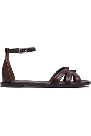 Max Mara Sandales En Cuir Doubleflat 10 Mm