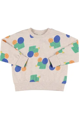 Jelly Mallow Sweat-shirt En Coton Imprimé Tracteur