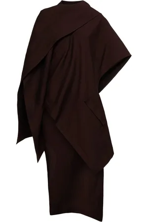 Issey Miyake Cape En Laine Mélangée Enclothe Washi