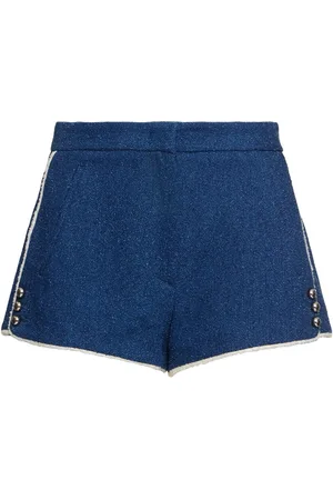 Msgm Short En Coton Mélangé