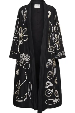 FORTE FORTE Manteau En Taffetas Brodé Pearl Suite