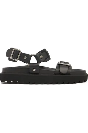 Acne Studios Sandales À Brides Avec Boucles En Cuir 30 Mm