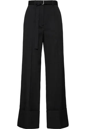 Lanvin Pantalon Ample En Laine