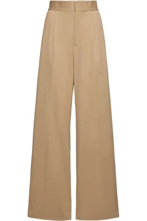 Msgm Pantalon Ample En Coton Mélangé