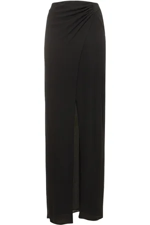 The Andamane Jupe Midi En Soie Stretch Phoebe