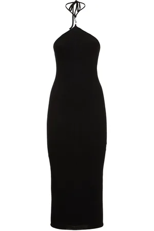 AMIRI Robe Midi En Maille De Coton Mélangé