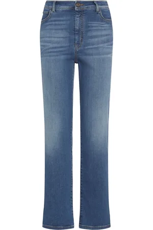 Max Mara Jean Droit En Denim De Coton Ortisei