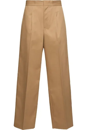 Msgm Pantalon En Coton Mélangé