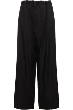Balenciaga Pantalon Ajusté En Popeline Fluide