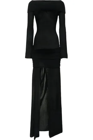 AYA MUSE Robe Longue En Maille De Coton Mélangé Sidra