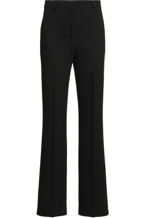 Totême Pantalon De Soirée Évasé En Crêpe