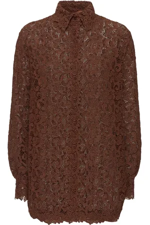 ERMANNO SCERVINO Chemise En Dentelle De Coton Mélangé
