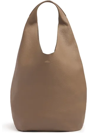 A.P.C. Sac Cabas En Cuir Grainé Le Neige