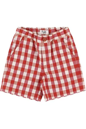 Il gufo Short En Coton Seersucker Vichy