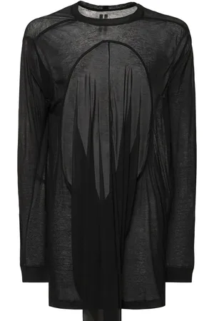 Rick Owens T-shirt En Coton Drain