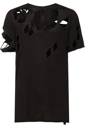 Rick Owens T-shirt Déchiré Level T