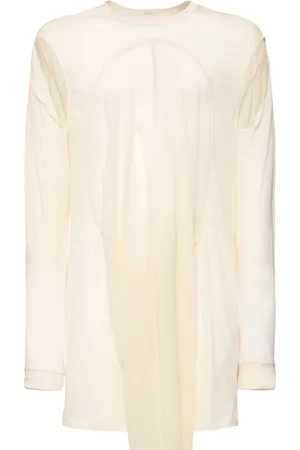 Rick Owens T-shirt En Coton Drain