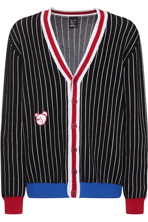 INBETWEENERS Cardigan Unisexe En Coton À Rayures