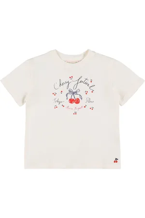 BONPOINT T-shirt En Jersey De Coton Imprimé