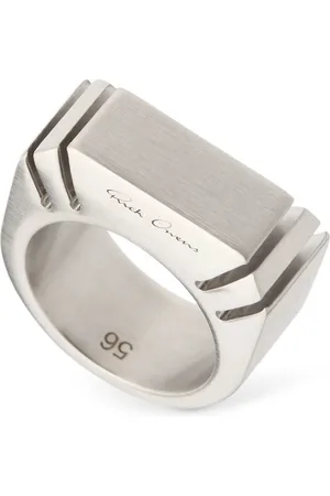 Rick Owens Bague Cut Beveled