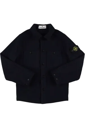 Stone Island Veste En Laine Mélangée