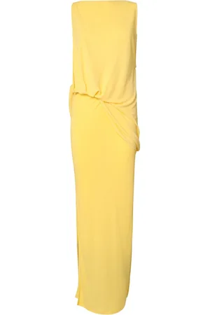 Jacquemus Robe Longue Drapée La Robe Peplo Longue