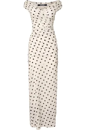 Jacquemus Robe À Pois La Robe Rita Longue